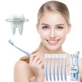 Lonlown Diş telleri için ortodontik diş fırçası X-şekilli,6 sayım diş fırçası diş fırçası ile 6 sayım diş fırçası baş kapak,Ultra yumuşak yetişkin diş fırçası, V-şekilli ortodontik diş fırçası