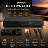 Lonpoo Blu-Ray/dvd Oynatıcı "dolby Truehd ve Dts-Hd ile Film Sesini Sisteminize Taşıyın" - Siyah