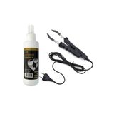 Loof L-618 Pro Mikro Keratin Saç Kaynak Makinesi, Düz, Siyah + Prodiva Kaynak Sökücü 125 ml