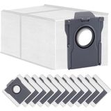 Loohaoc 12 Parça Toz Torbası Seti- L10S Pro Ultra/ X40 ULTRA/L30/L20 ULTRA/X30 ULTRA/X30 Pro PLUS/S30/S10/MOVA P50 Pro Ultra,mova V50 Ultra ile Uyumlu,3l Büyük Kapasiteli - Ahşap