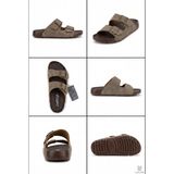 Look Life S030.002 Çift Tokalı Kadın Terlik - Vizon