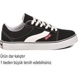 Look Life Siyah Dar Kalıp Erkek Kanvas Hava Alabilen Rahat Sneaker Spor Ayakkabı 1002 G