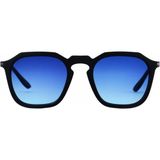 Looklight Francisco Matte Black Unisex Güneş Gözlüğü - Mat Siyah - 51