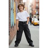 LOOKS KİDS Erkek Çocuk Yan Cepli Baggy Fit %100 Pamuk Kot Pantolon