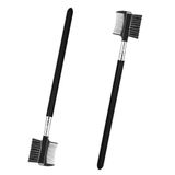 LOOKSEVEN 2 Adet Kirpik Tarağı ve Kaş Fırçası Tarağı, Kaş Kirpik Fırçası Makyaj Aracı Kirpik Uzatma için (2'li Paket)