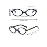 LOOKUP Mavi Işık Korumalı Gözlük Optik Uyumlu Cam Değişebilir +Kılıf+Bez Hediye