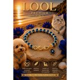 LOOL PREMİUM Nazar boncuklu köpek kedi kolyesi nazar tasma kedi
