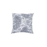 Loom & Laurel Jakarlı Dokuma Kumaş 45x43 cm İçi Dolu Kırlent (Gri)