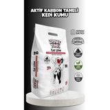 Looney Tunes Aktif Karbon Taneli Topaklaşan Bentonit Kedi Kumu 20 LT