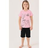 Looney Tunes L1588-2 Pembe Kız Çocuk T-shirt