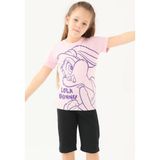 Looney Tunes L1591-2 Açık Pembe Kız Çocuk T-shirt