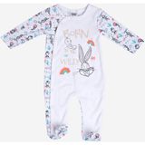 Looney Tunes Lisanslı Bebek Patikli Tulum 18511 - 6 - 9 Ay - Ekru