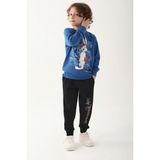 Looney Tunes Saks Mavi Erkek Çocuk Eşofman Takımı - 4 - 5 Yaş