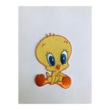 Looney Tunes Ütü Ile Yapışan Dokuma Nakışlı Arma - Patch - Yama Tweety (TİVİTİ) 2 Iron-on Motif