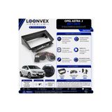 LOONVEX Premium Opel Astra J 2011-2015 9 İnç Multimedya Çerçeve ve Soket Montaj Kiti