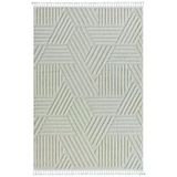 Loop Lp001a Beyaz Halı Dekoratif Sisal Bukle Tozsuz Salon Halısı Yatak Odası Koridor 120 X 180 Beyaz