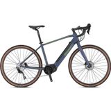 Loop Potenza Gravel 2024 10 Vites 18.5 inç Mat Gri Yeşil Füme Elektrikli Bisiklet