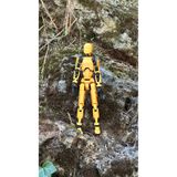 Loopify Lucky 13 Aksiyon Figürü Robot Oyuncak 13cm Altın Rengi