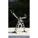 Loopify Lucky 13 Aksiyon Figürü Robot Oyuncak 13cm Mekanik Kollu Beyaz