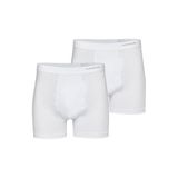 loose Fit 2'li Beyaz Boxer 9626 BEYAZ S