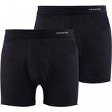 loose Fit 2'li Siyah Boxer 9626 - M