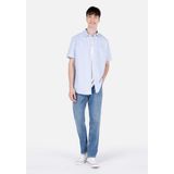 Loose Straight Fit Erkek İndigo Jean Pantolon