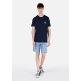 Loose Straight Fit Orta Bel Erkek Siyah Jean Şort
