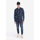 Loose Tapered Fit Erkek İndigo Jean Pantolon