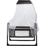Loove Bebe Melodi Beşik Portatif Sallanır Anne Yanı Beşik Siyah - 50x80