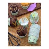 L'Opaline Dondurma Desenli Mint Yeşili Muffin Kek Kalıbı 50’li 50x39
