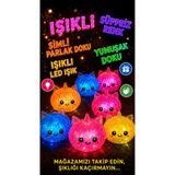 L'Opaline Işıklı Simli Büyük Boy Çin Mantısı Squishy Oyuncak | Yumuşak Işıklı Oyuncak |Sürpriz Renk | Viral Dumpling Squishy New Trend Kulaklı Boynuzlu