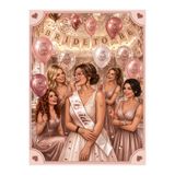 L'Opaline Rose Bride To Be Seti Bekarlığa Veda Partisi Malzemeleri Kuşak Dövme Taç Balon Banner Ve Bileklik Süsleri