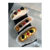 L'Opaline Takribi 50 Adet Ekler Kağıdı , 40x85 Mm Baklava Sunumluk ,Büyük Boy Muffin Kek Kalıbı