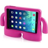 Lopard Apple iPad Pro 12.9" 2021 (5.nesil) Uyumlu Standlı Çocuklar Için Tablet Kılıfı Renkli Tutacaklı Kırmızı Turuncu Pembe - Koyu Pembe - iPad Pro 12.9 2021 (5.Nesil)