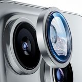 Lopard Apple Iphone 16 Lens Kamera Koruyucu Premium Safir Parmak Izi Bırakmayan Cl-12 - Gümüş