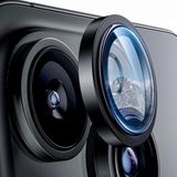 Lopard Apple Iphone 16 Lens Kamera Koruyucu Premium Safir Parmak Izi Bırakmayan Cl-12 - Siyah