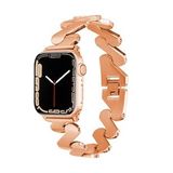 Lopard KRD-80 Gold Apple Watch 38 mm Kadın Kol Saati Kordonu