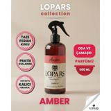 Lopars Amber 500 ml Oda ve Çamaşır Parfümü (Oda Kokusu)