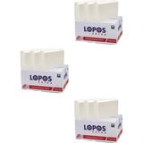 Lopos Z Katlama Dispenser Havlu 12'li x 3 Koli 36 Paket Set 4680 Adet - Beyaz