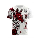 Lopron WOLF T-SHIRT, KURT DESENLİ TİŞORT
