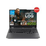 Loq 15Iax9 Intel Core İ5-12600Hx 12Gb 1Tb Ssd Geforce Rtx 4050 6Gb (105W) 15.6" Fhd Ips Panel 144Hz Freedos Taşınabilir Bilgisayar 83Gs00pftr