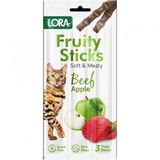 Lora 3x5 gr Sığır Etli Elmalı Stick Kedi Ödülü