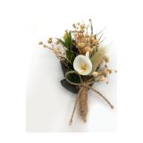 Lora Davet Damat Ve Arkadaşları Için Yaka Çiçeği - Naturel 54608