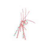 Lora Wedding 6 Adet Karışık Akrilik Baston Şeker Kamışı Yılbaşı Ağacı Süsü (6cm-15cm)