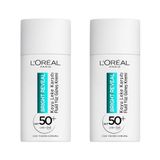 L’Oréal Paris 2x50 ml Bright Reveal Spf 50+ Koyu Leke Karşıtı Fluid Günlük Yüz Güneş Kremi Cilt Bakım Seti