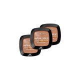 L'Oréal Paris 3 Adet Infaillible 24H Fresh Wear Matte Bronzer 300 Light Medium ve Rosıe