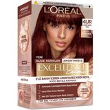L'Oréal Paris 3 Adet L Oréal Paris Excellence Creme Nude Renkler Saç Boyası - 4ur Nude Koyu Kızıl 192 ml