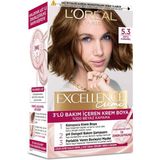 L'Oréal Paris 3 Adet L Oréal Paris Excellence Creme Saç Boyası 5.3 Koyu Karamel 192 ml