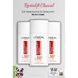 L'Oréal Paris 3 Adet Loreal Paris Revitalift Clinical Spf 50+ Yüz Güneş Kremi 50 ml ve Rosıe