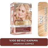 L'Oréal Paris 5 Adet L Oréal Paris Excellence Creme Nude Renkler Saç Boyası - 10U Nude Açık Sarı